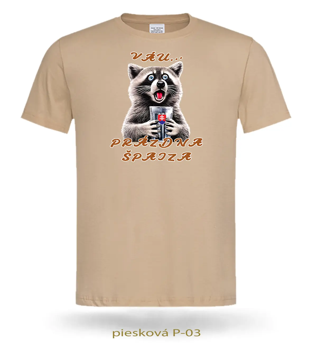 Trička pánske SLOVENSKO PRÁZDNA ŠPAJZA